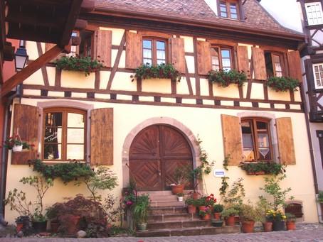 Balade  Eguisheim, un village alsacien - les ruelles